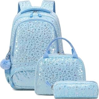 Girls Backpack for Elementary Kids School Bookbag Set Cute Unicorn Backpacks for Girls Water Resistant