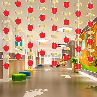 Back to School Decorations for Classroom Ceiling Backdrop | NO DIY - Welcome Back to School Hanging Decorations First Day of School Decorations for Kindergarten School Teacher Office