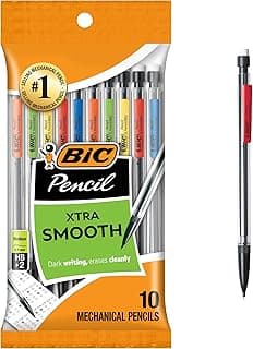 BIC Mechanical Pencils 0.7mm & 0.5mm, #2 EXTRA SMOOTH with Various Color Barrels - Two Assorted Sizes, 80 Pack - Unit | With Erasers, Bulk Use for School or Office Supplies, Clean Erasing, Strong Lead, Ideal for Standardized Tests