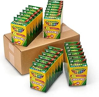 Crayola Crayons Bulk (24 Packs), Teacher Classroom Must Haves & Essentials, School Supplies for Kids, Gifts, Ages 3+ | School Supplies for Kids, Teacher Gifts, Ages 3+